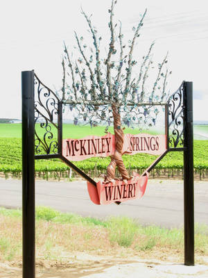 Winery signage