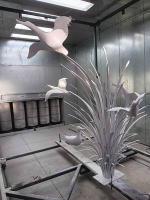 Primed & ready for powder coating