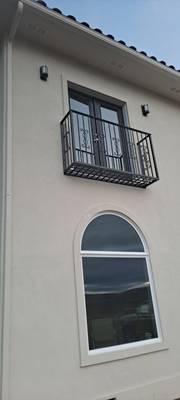 Powder coating on custom iron work